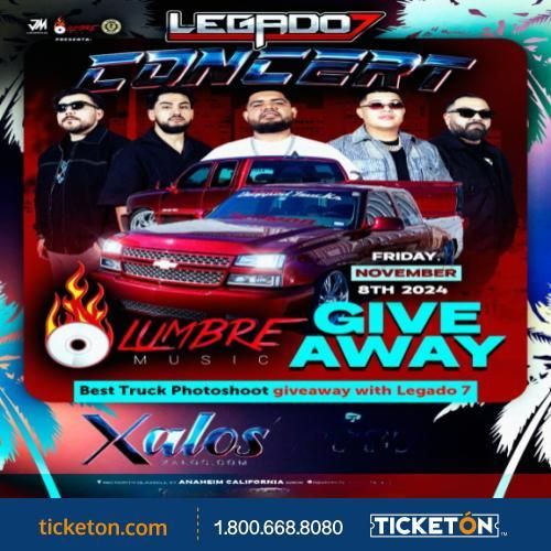 LEGADO 7 CONCERT ANAHEIM, CA