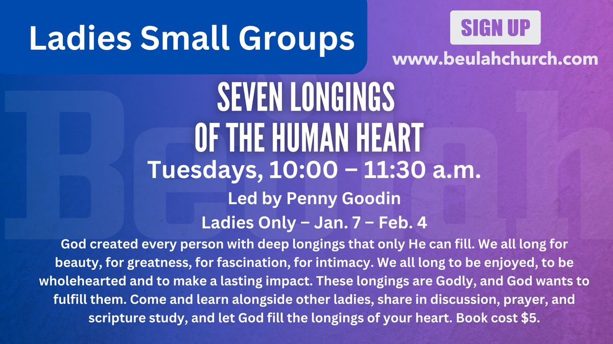 Seven Longings Bible Study