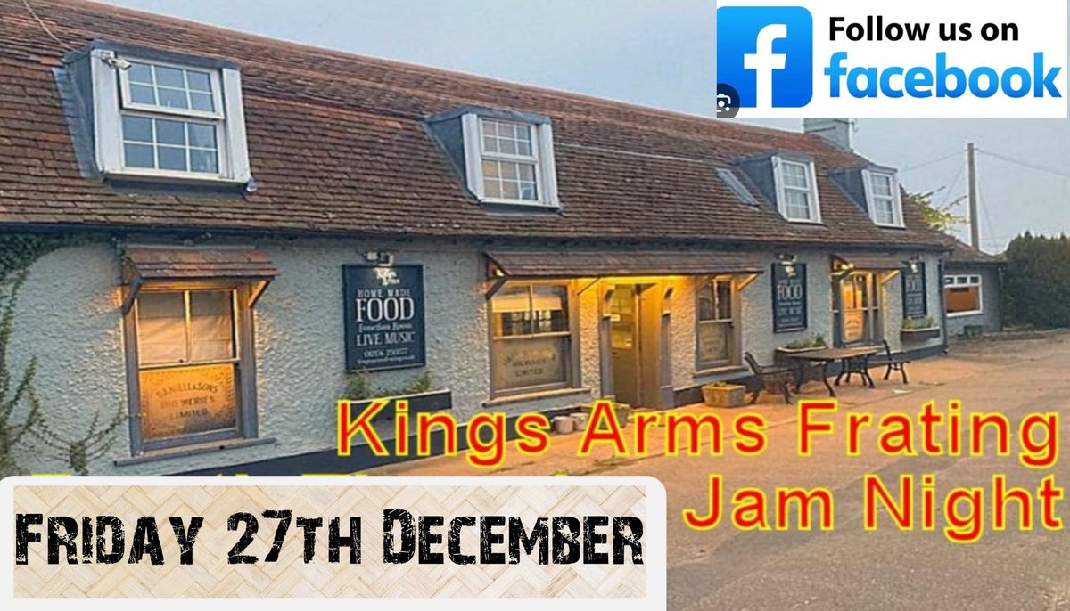 Kings Arms Christmas jam night 