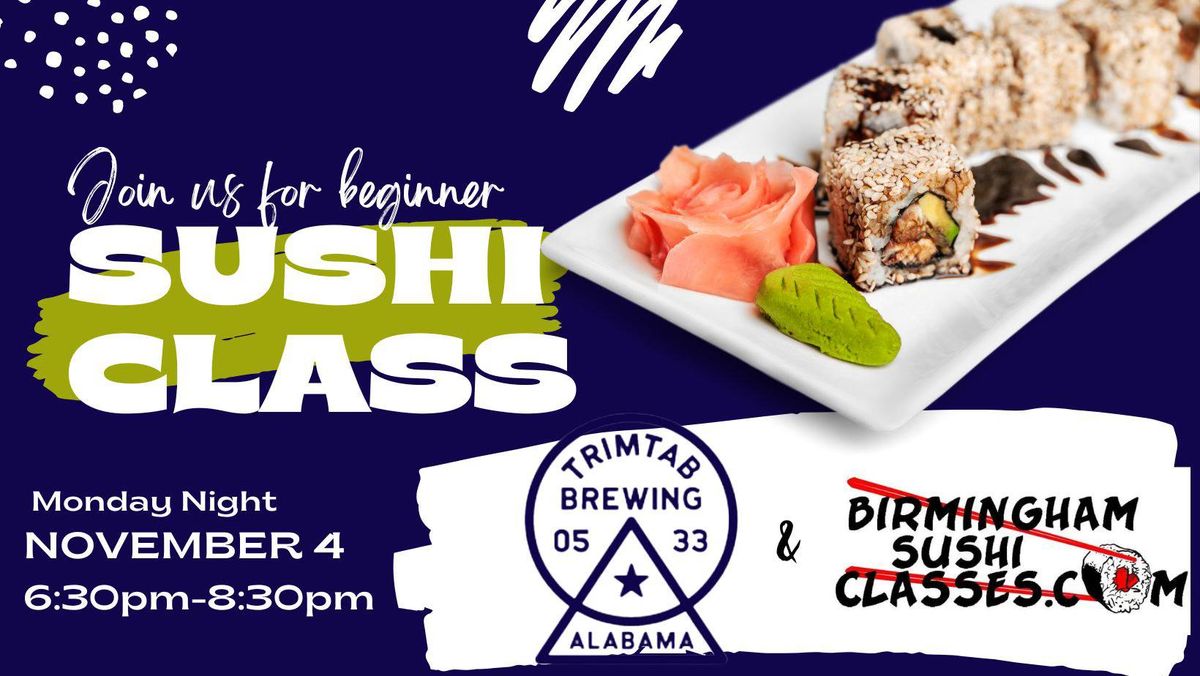 Beginner Sushi Class-Birmingham