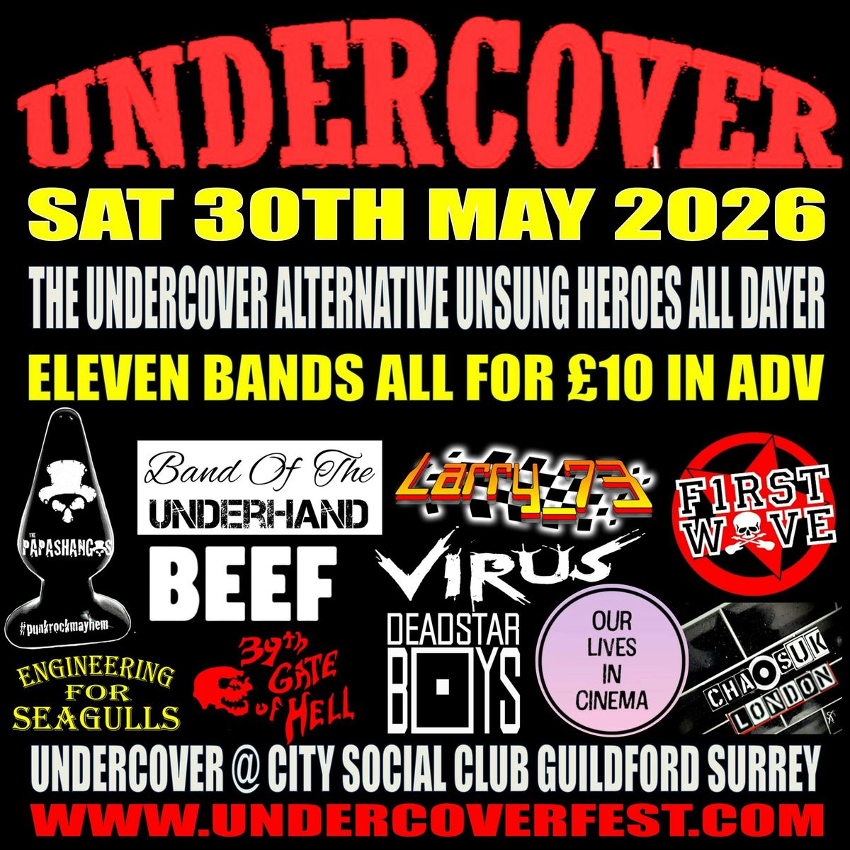 Undercover Alternative Unsung Heroes 2026