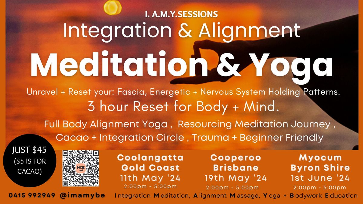 Integrate & Align Meditation & Yoga (I. A.M.Y.) 3 locations
