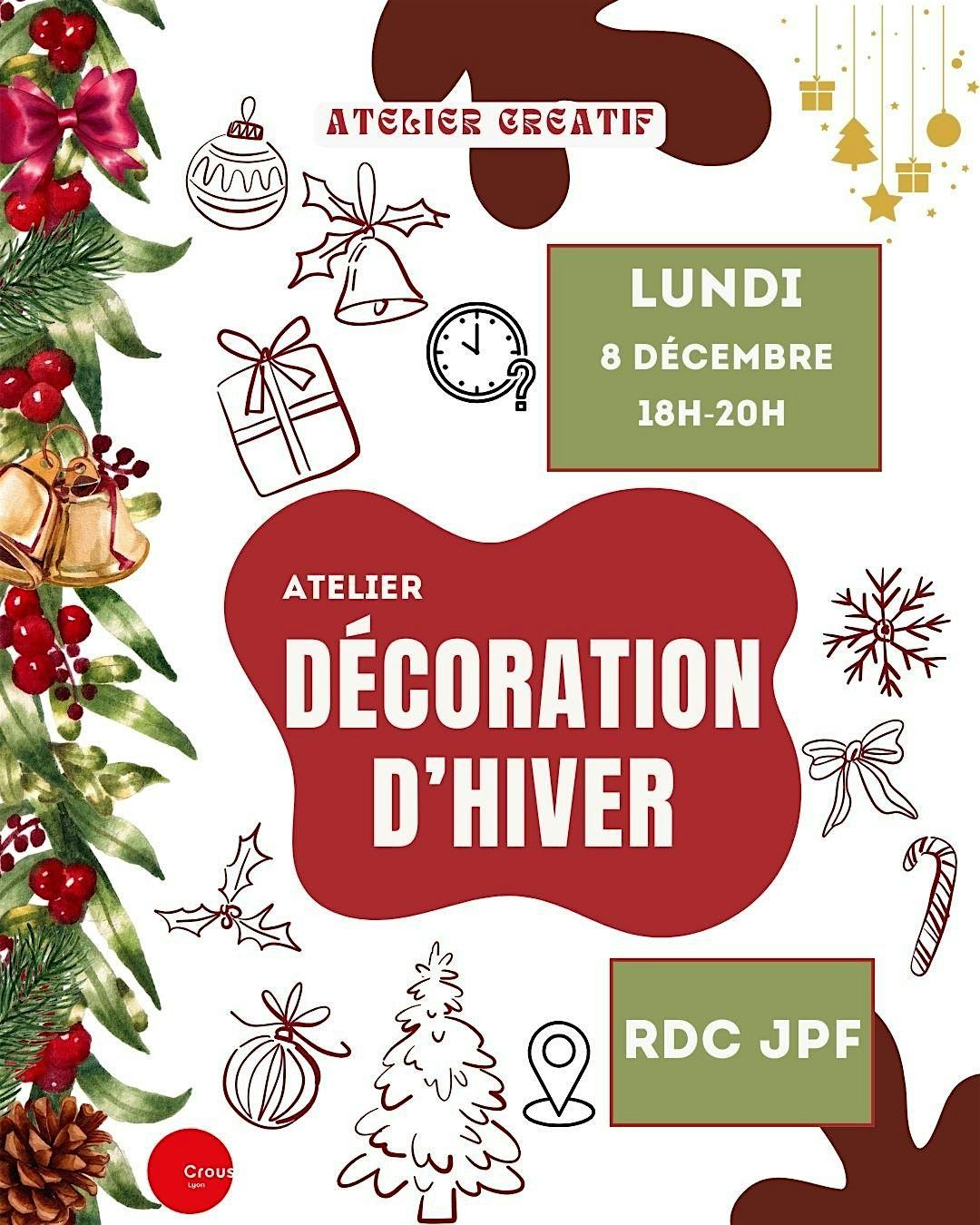 Atelier d\u00e9corations d'hiver