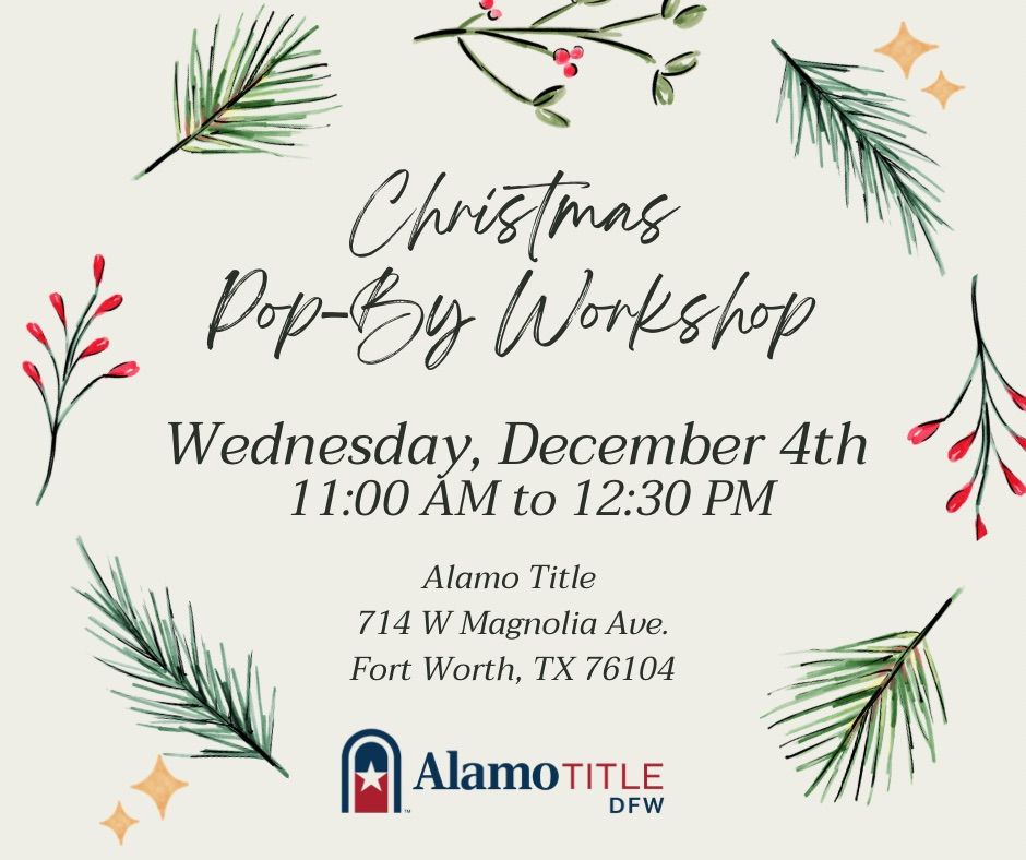 Christmas Pop-By Workshop 