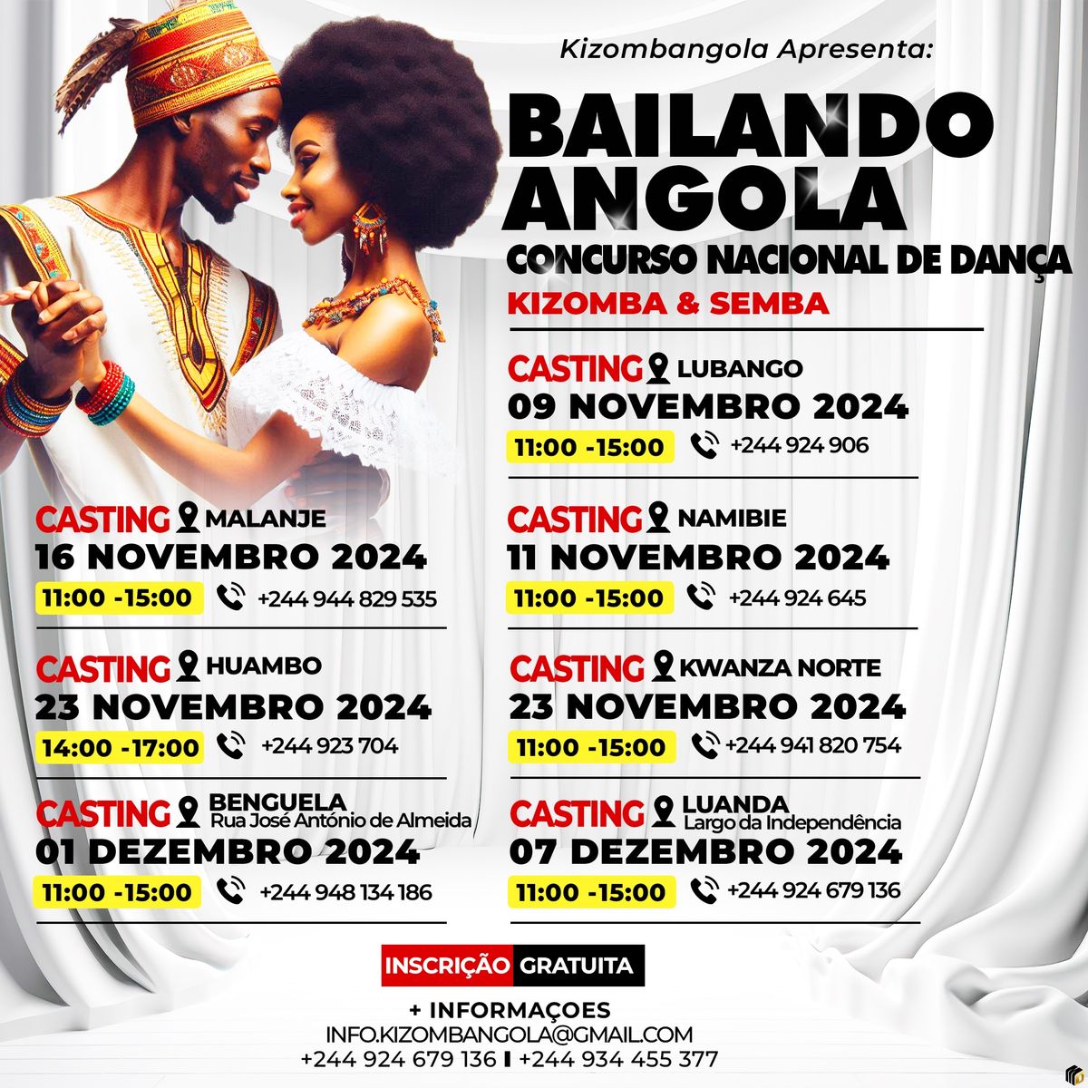 Concurso Bailando Angola 