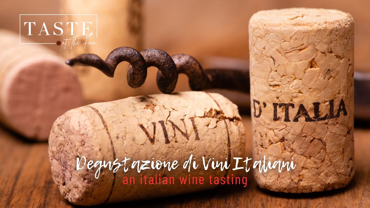 An Italian Wine Tasting