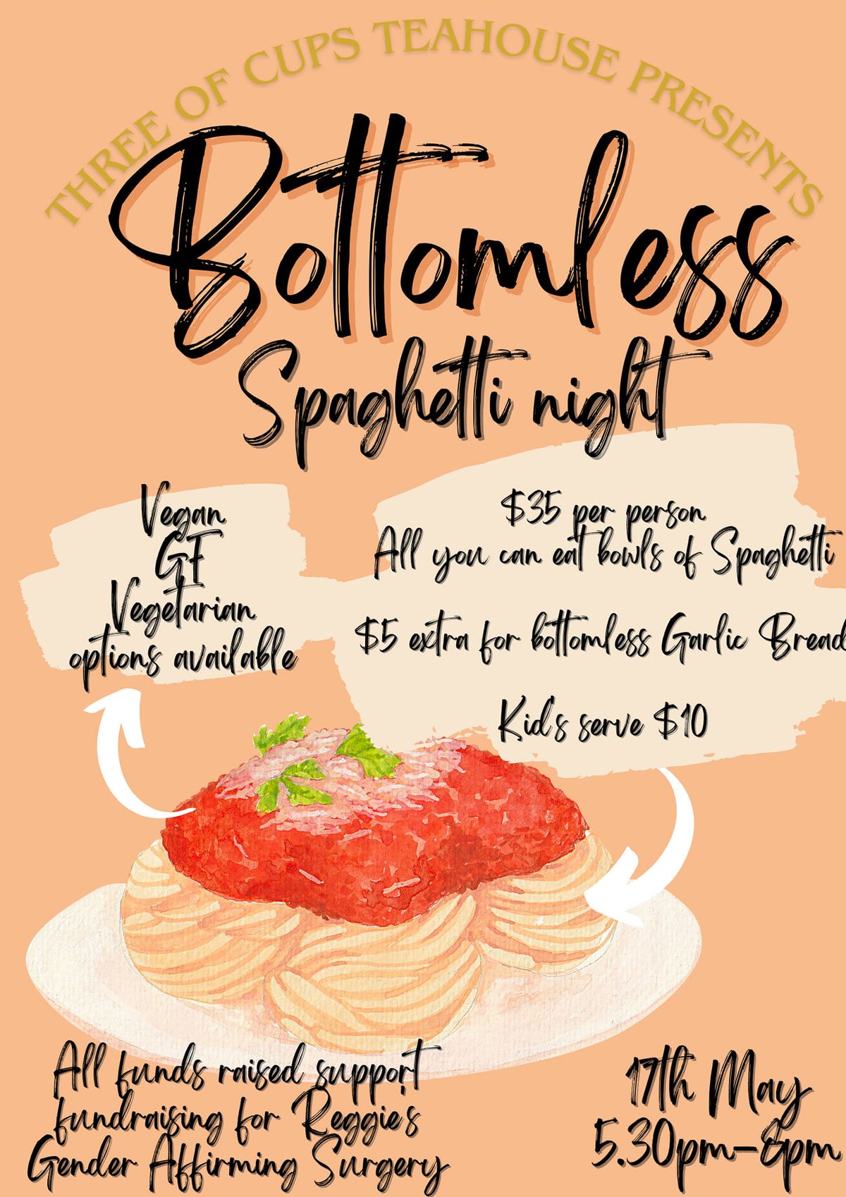 Bottomless Spaghetti Fundraiser! 