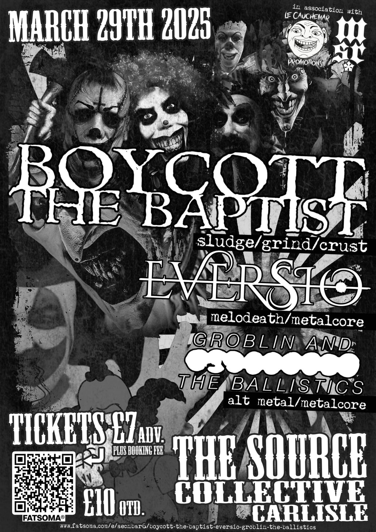 Boycott the Baptist + Eversio + Groblin and the Ballistics