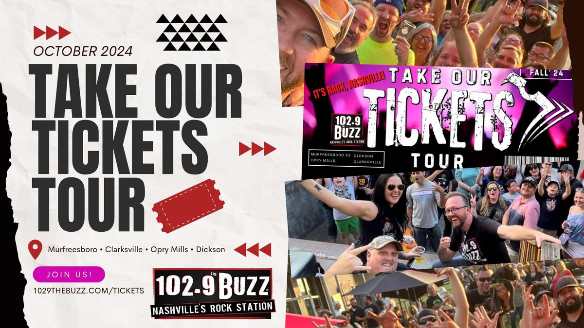 Take Our Tickets Tour: Clarksville