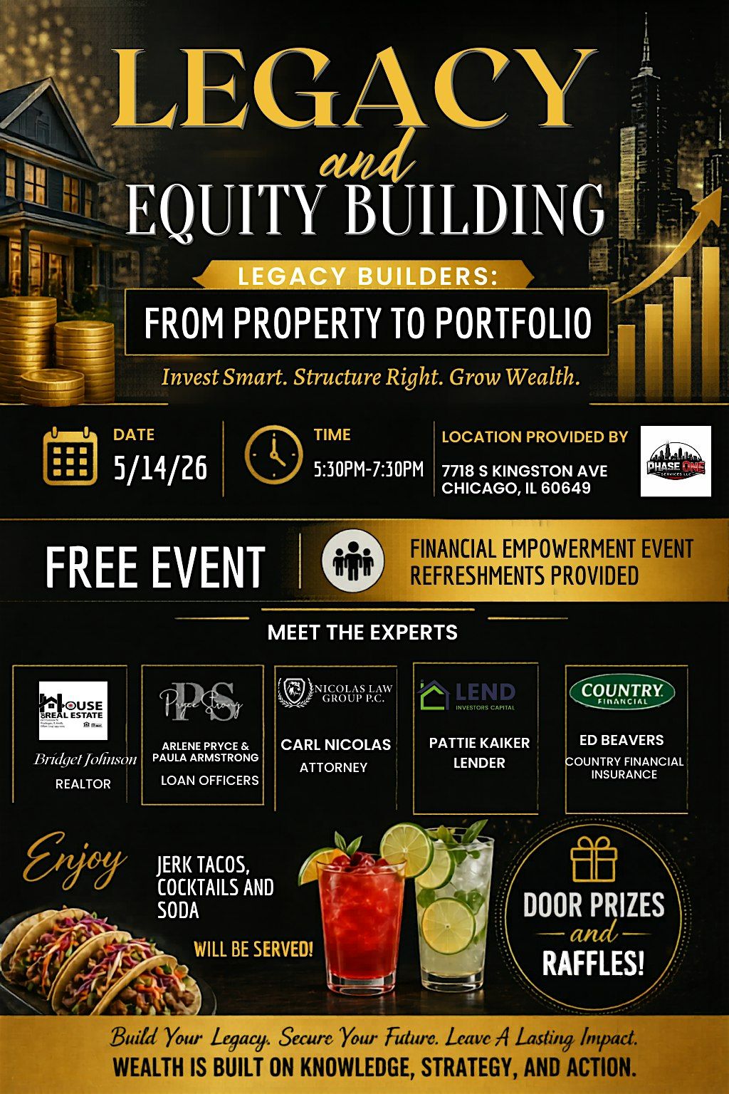Legacy and Equity Building:  From property to portfolio