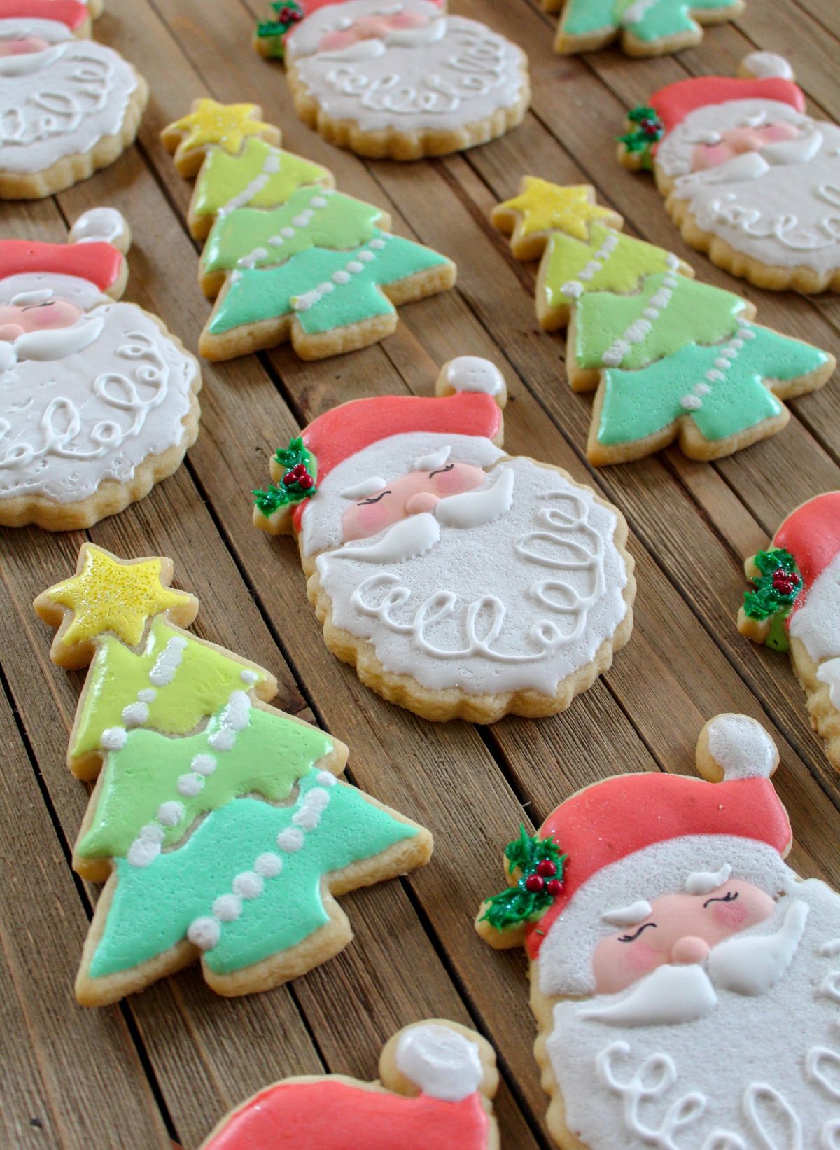 Christmas Cookie Frosting Art