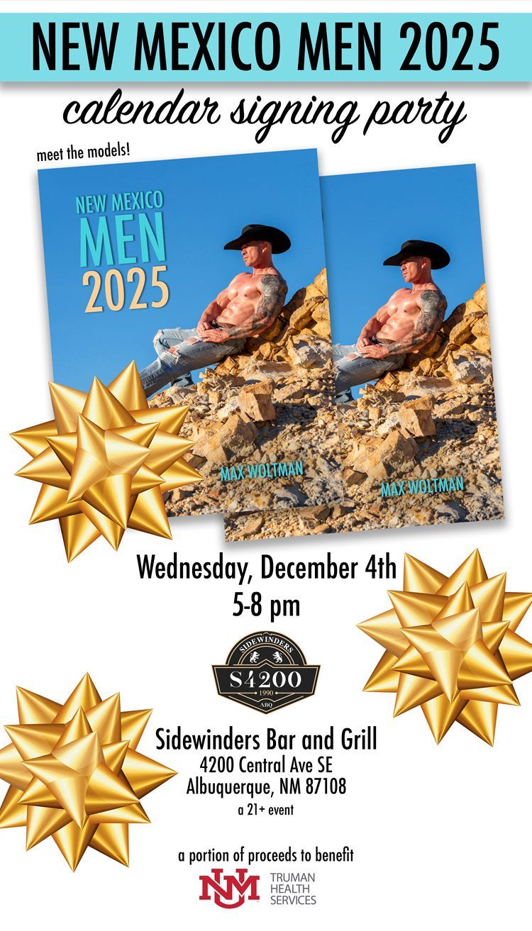 New Mexico Men 2025 Calendar Signing Party