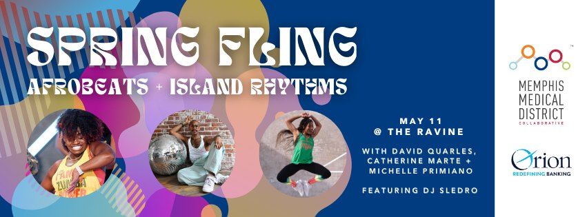 Spring Fling: Afrobeats and Island Rhythms with David Quarles, Catherine Marte, & Michelle Primiano