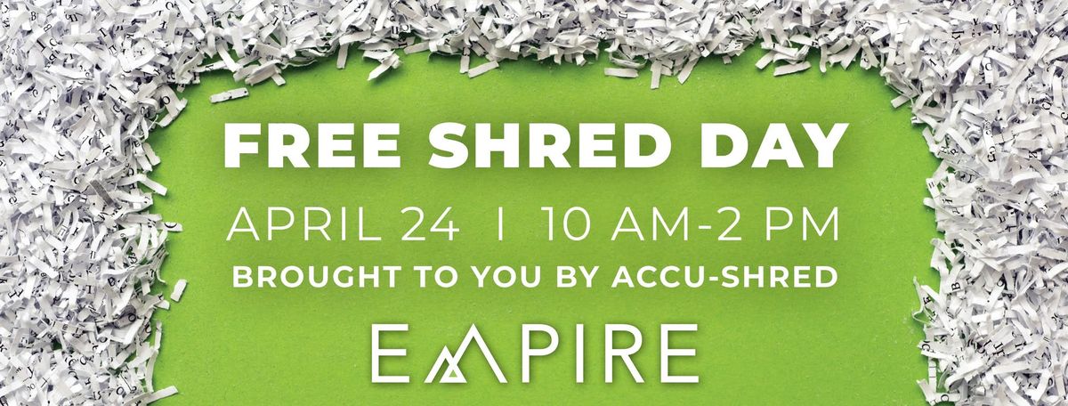 FREE SHRED DAY!