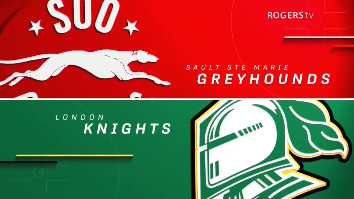 Sault Ste Marie - Soo Greyhounds at London Knights at Canada Life Place