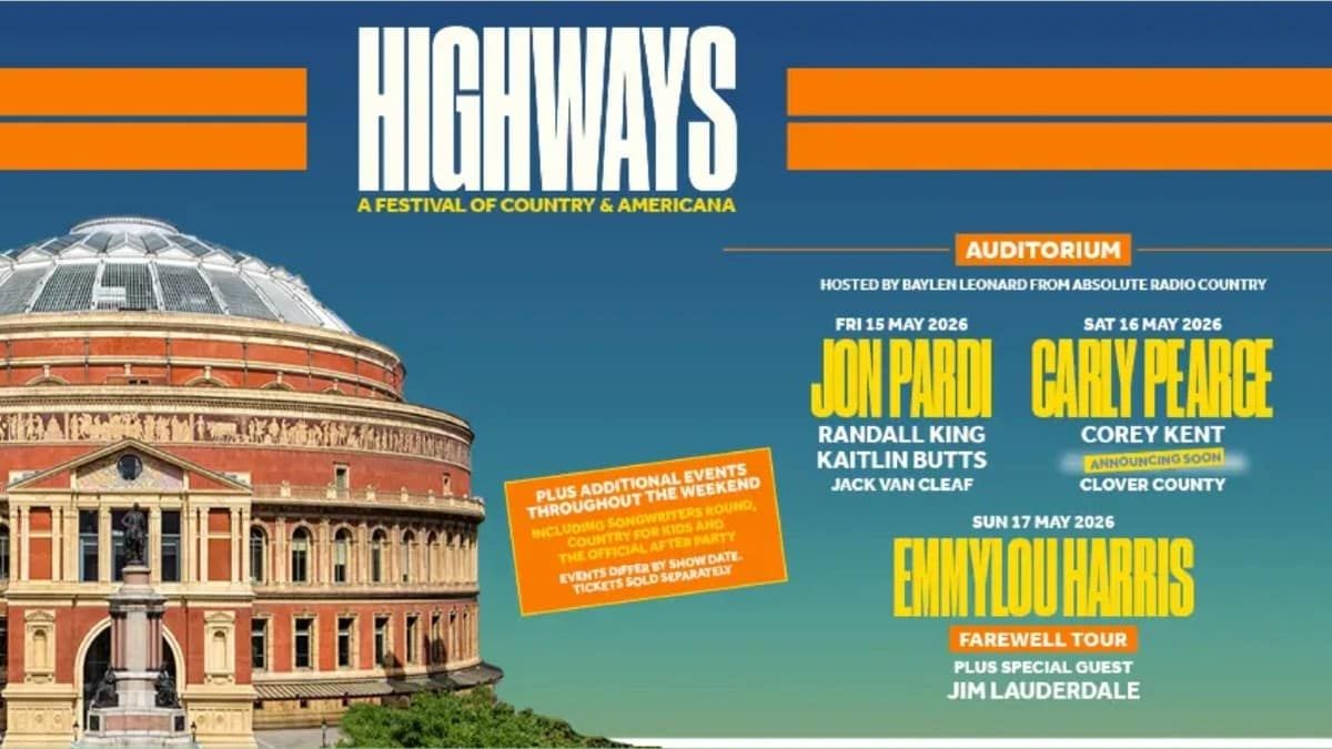 Highways Festival 2026 - Jon Pardi Tickets