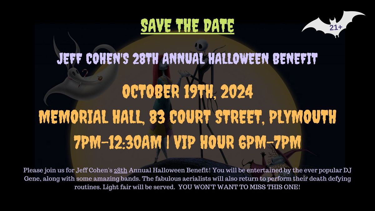 Jeff Cohen's 28th Annual Halloween Benefit