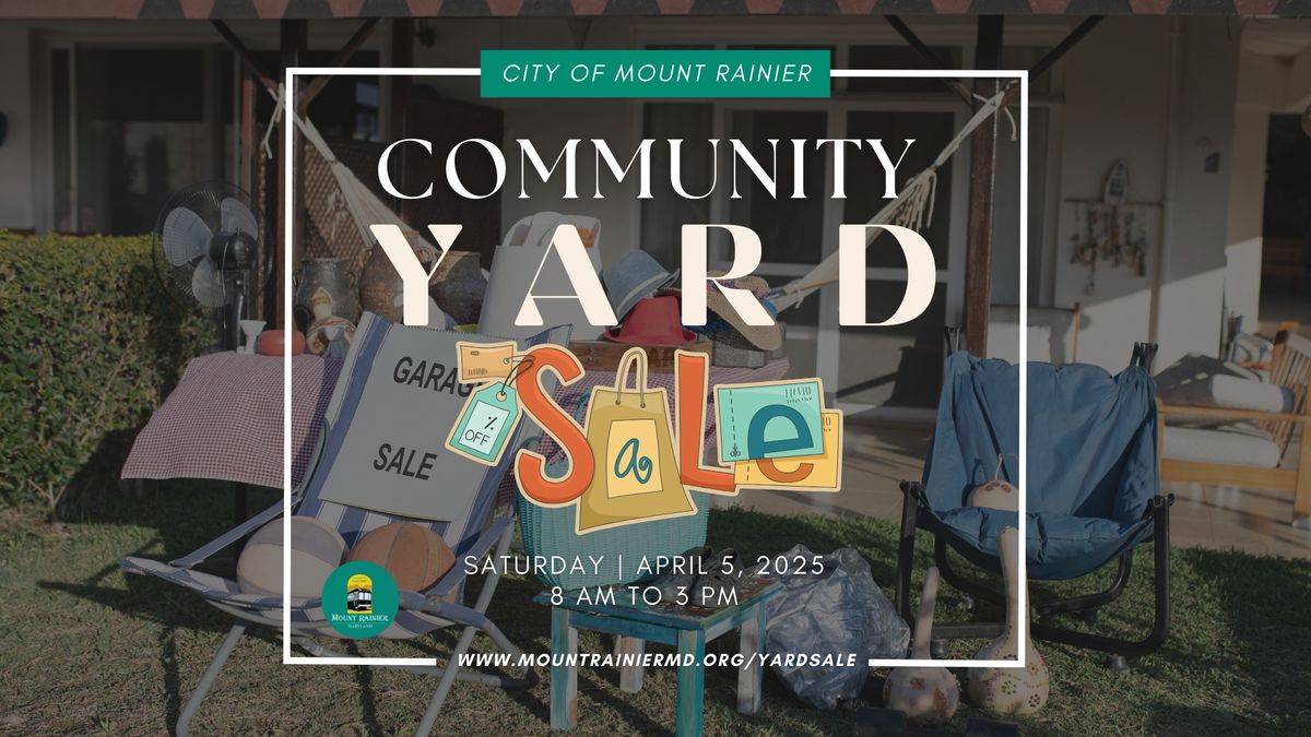 Mount Rainier Community Yard Sale