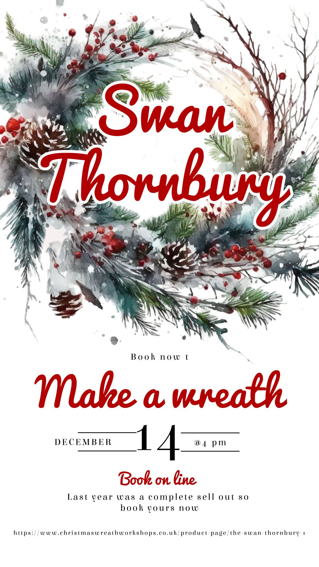 CHRISTMAS WREATH MAKING - BACK BY POPULAR DEMAND