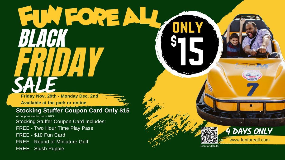 Fun Fore All Black Friday Sale