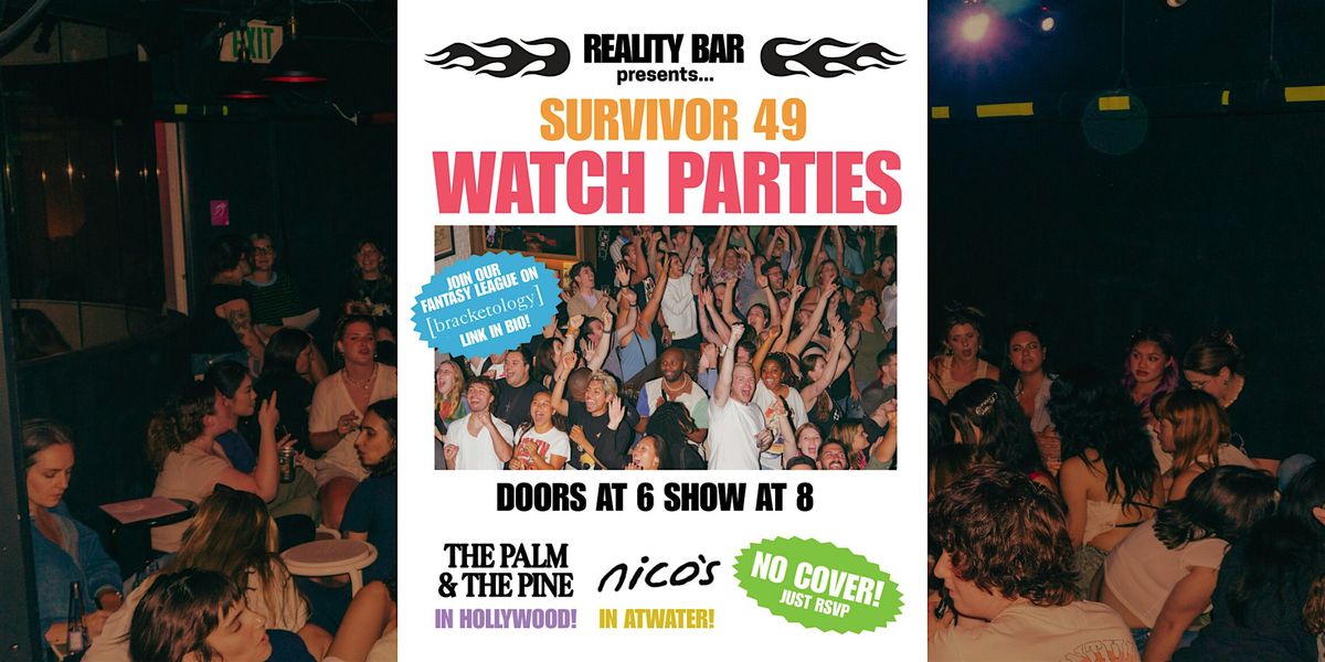 SURVIVOR SEASON 49 WATCH PARTY @ NICO'S