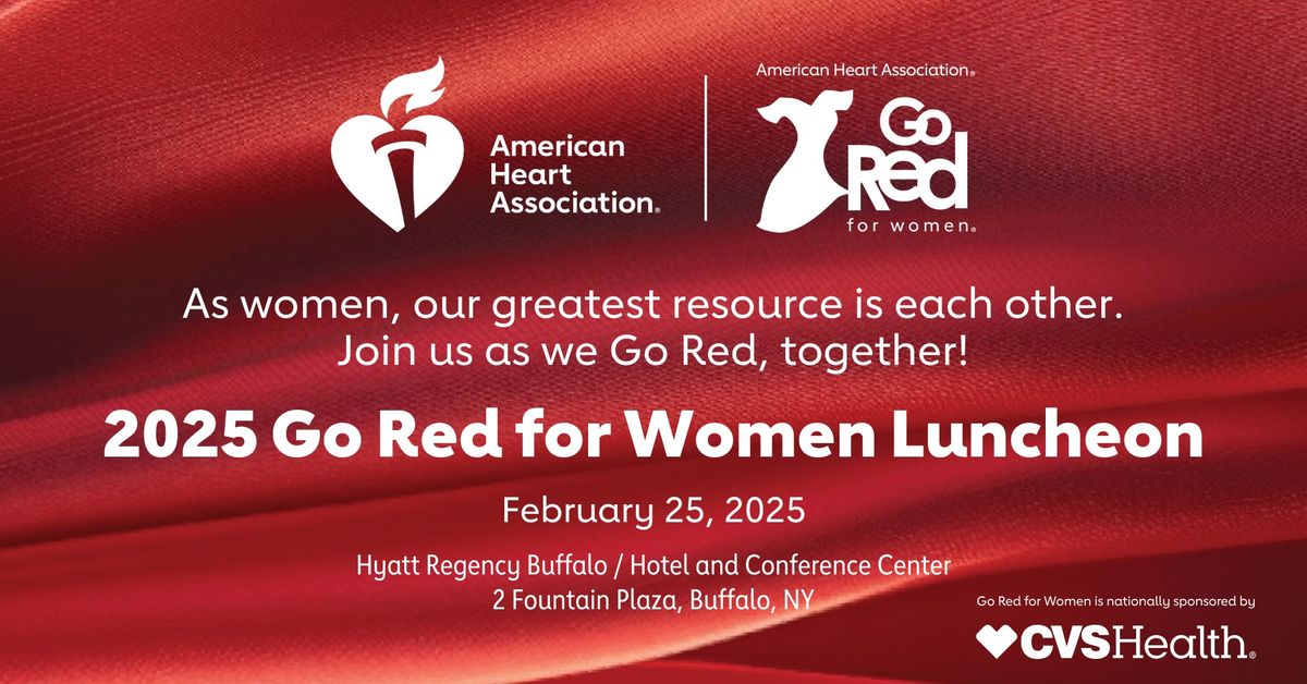 2025 Buffalo Go Red for Women Luncheon