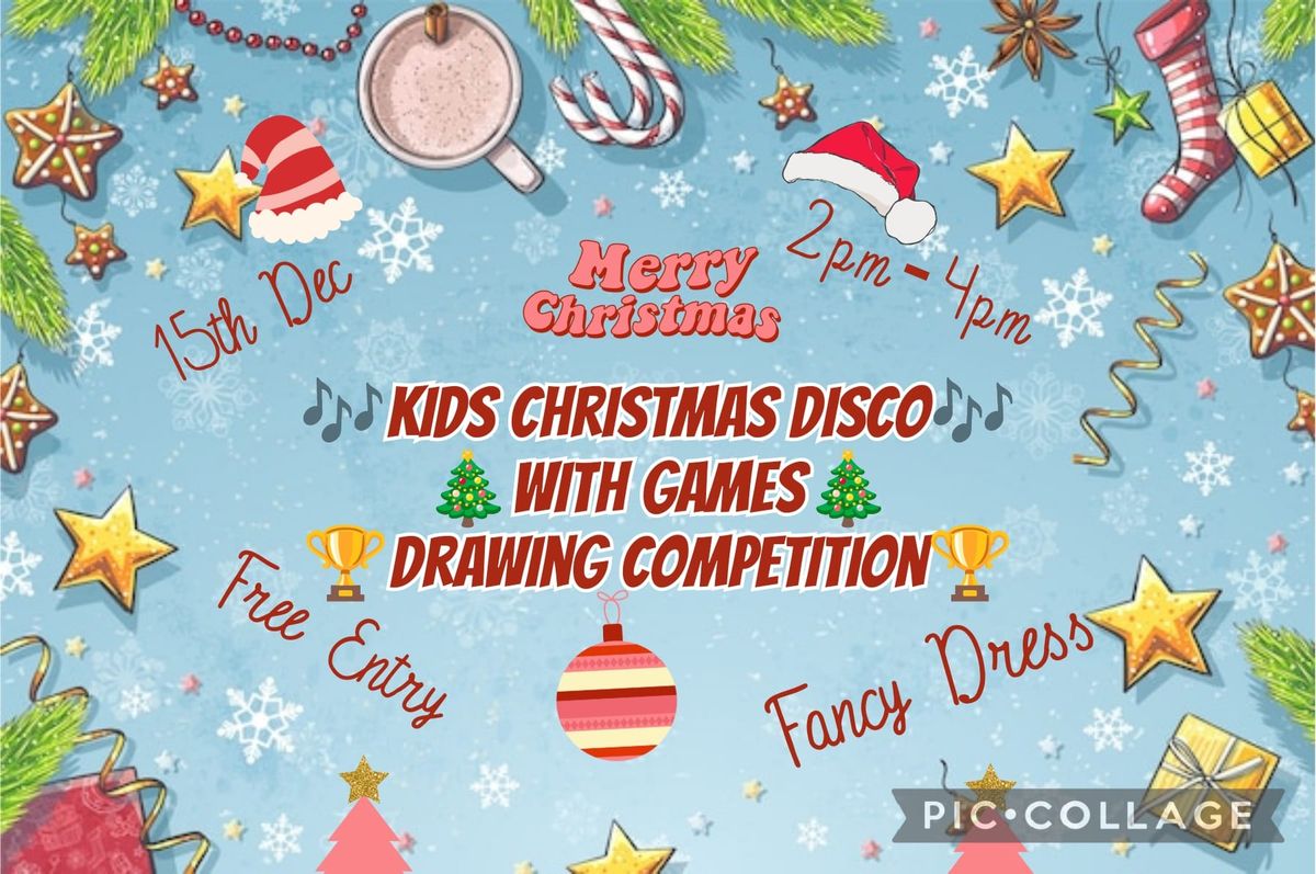 Kids Christmas Disco With Games & Drawing Competition Free Entry