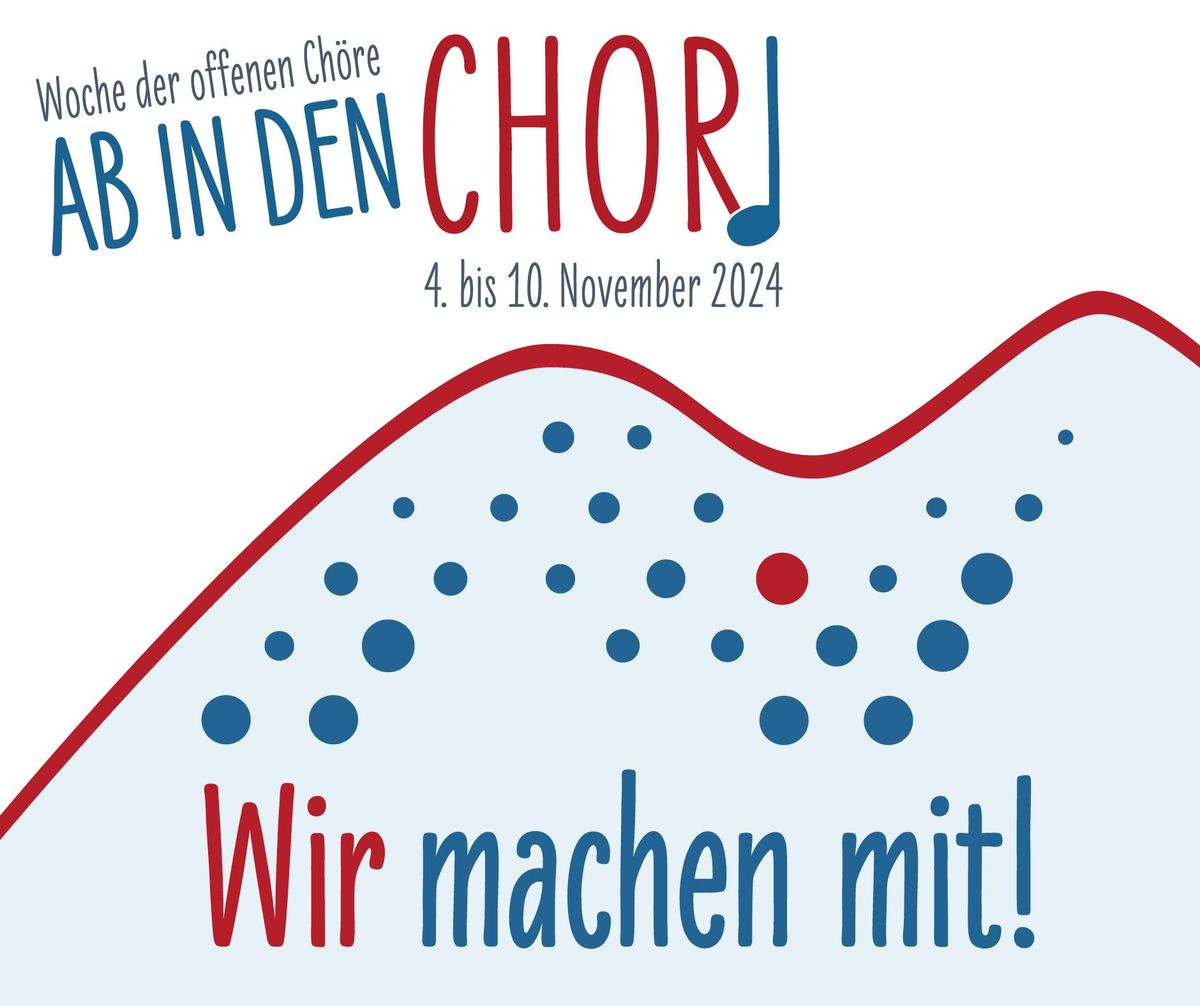 SING MIT UNS  - Woche der offenen Ch\u00f6re des Hessischen S\u00e4ngerbundes