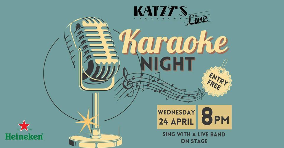 Karaoke Night at Katzy's Live