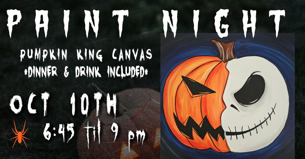 Pumpkin King Paint Night 