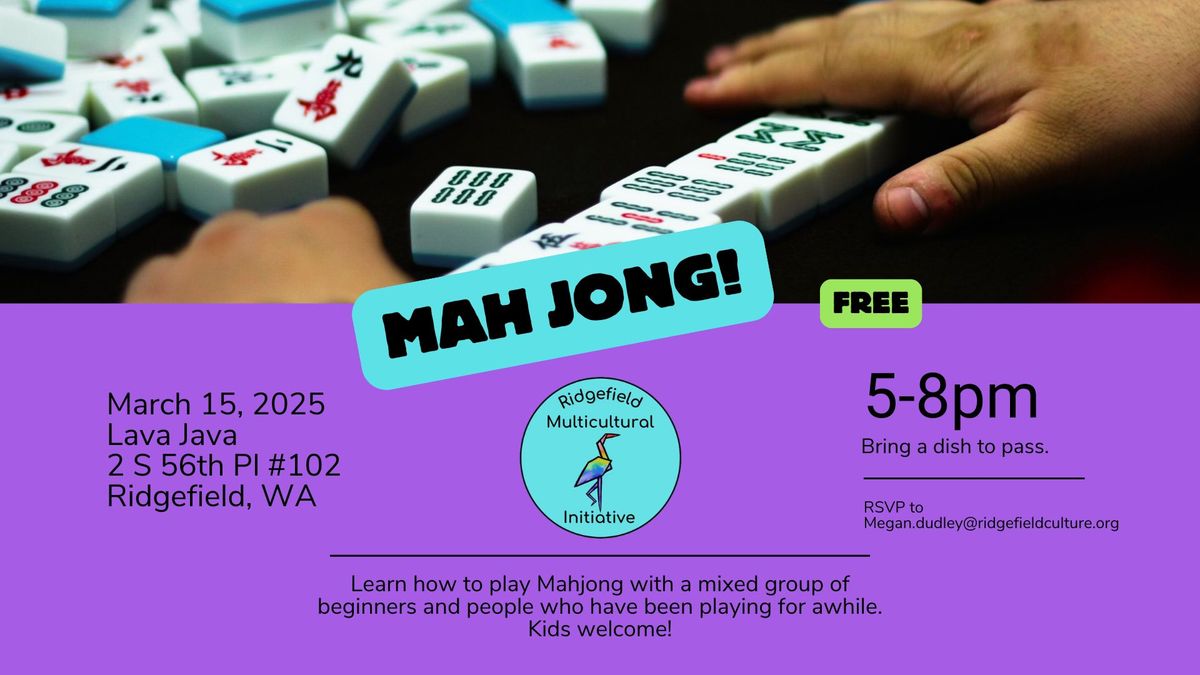 Mahjong Night at Lava Java 