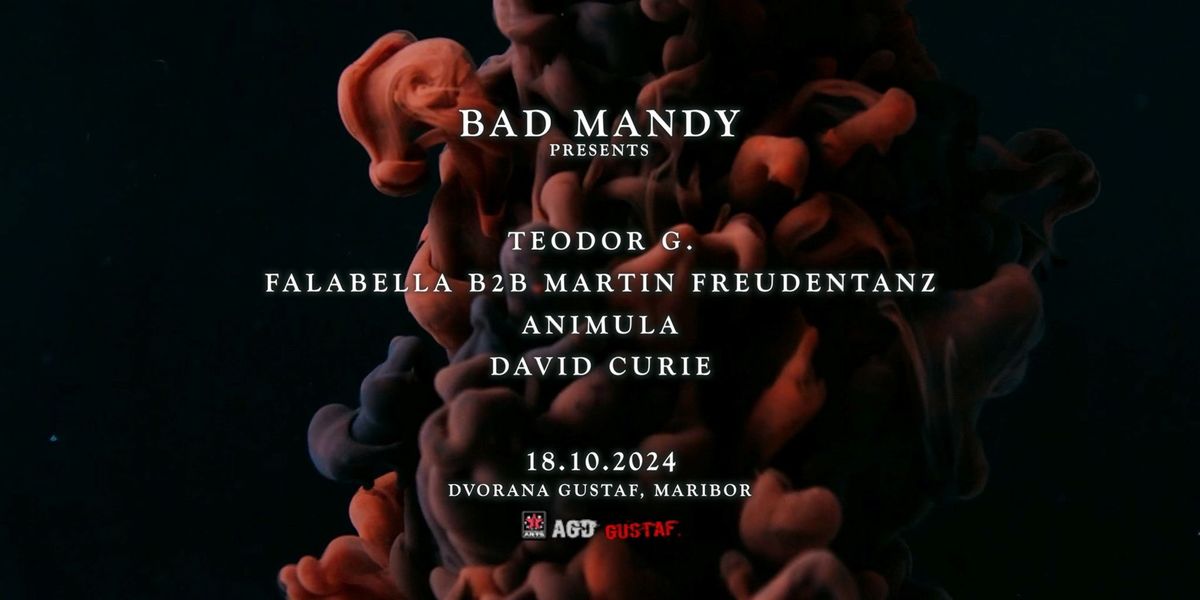 Bad Mandy presents: Teodor G, Falabella B2B Martin Freudentanz, Animula, David Curie