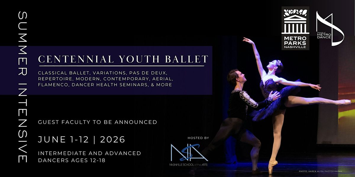 Centennial Youth Ballet Summer Intensive 2026