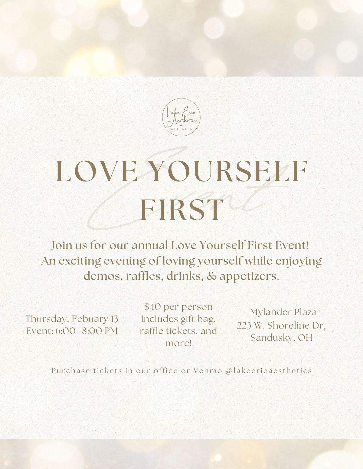 Love Yourself First Event 