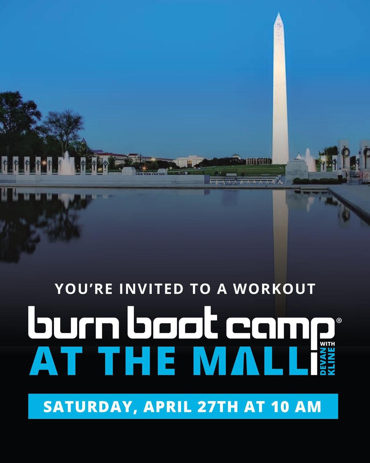 Burn Boot Camp at the Mall\/MDA fundraiser event