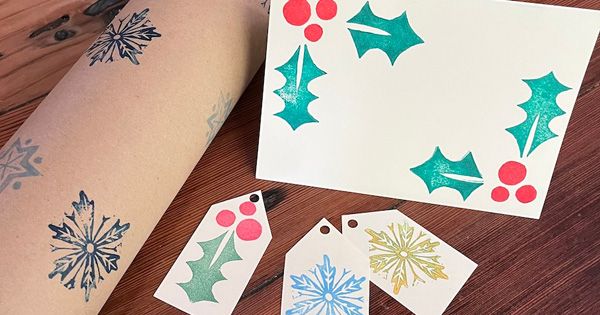 Holiday Block Printing Party Workshop