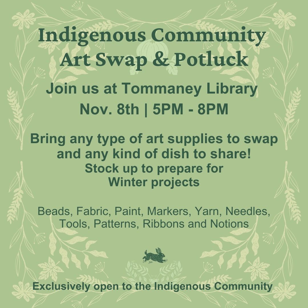 Indigenous Art Swap & Potluck