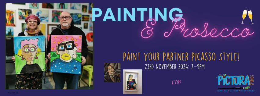 Painting and Prosecco: Paint your Partner Picasso Style!