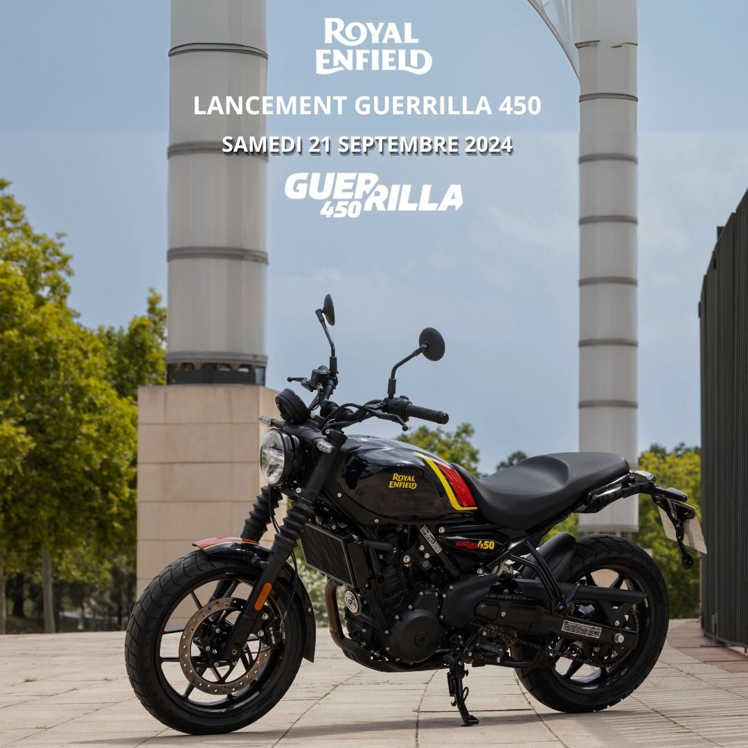 Pr\u00e9sentation Royal Enfield 450 Guerilla