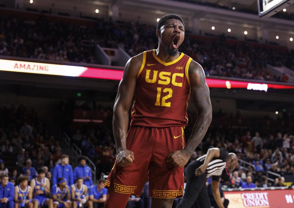 Washington Huskies at USC Trojans Mens Basketball at Galen Center