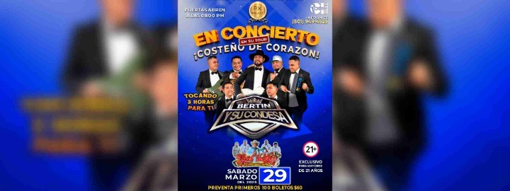 BERTIN Y SU CONDESA EN CONCIERTO 3HRS 