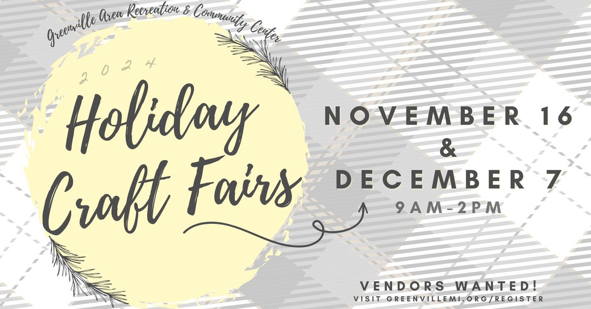 GARCC Holiday Craft Fairs