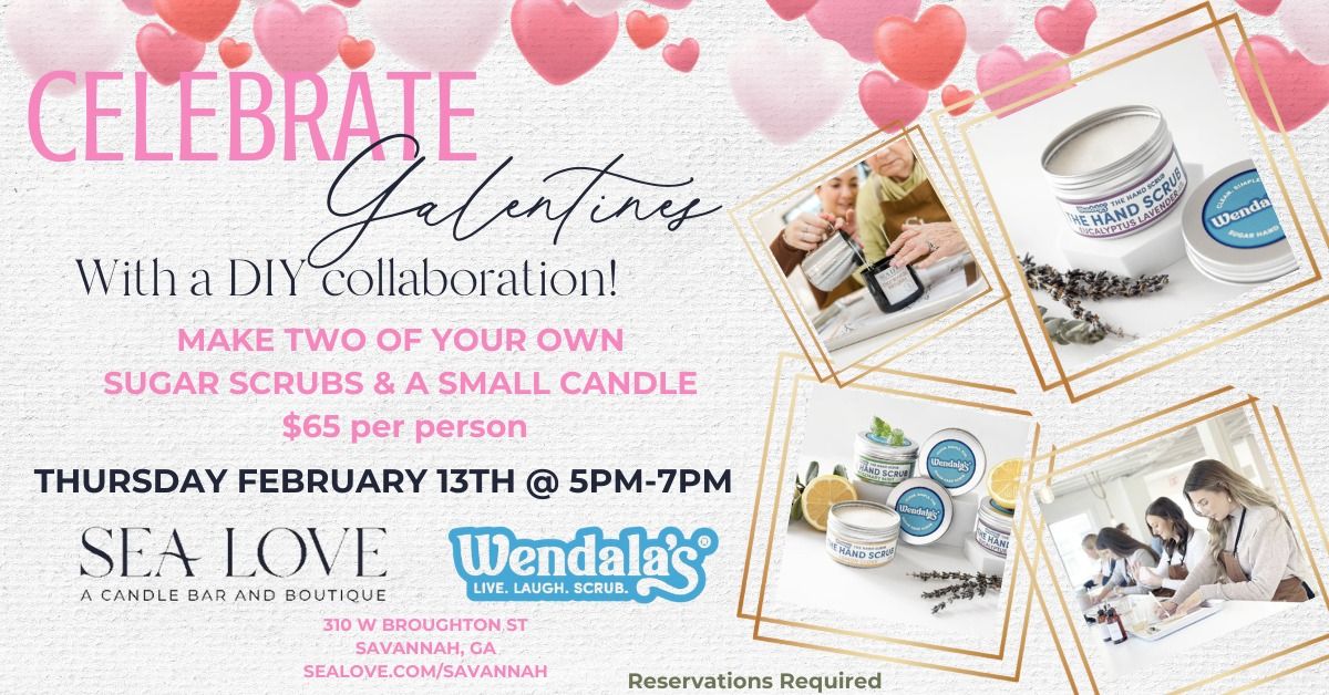 Wendalla's DIY Sugar Scrub Event