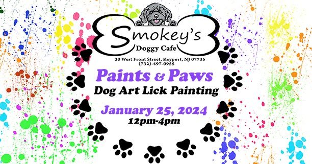 Paints & Paws Dog Art Lick Painting