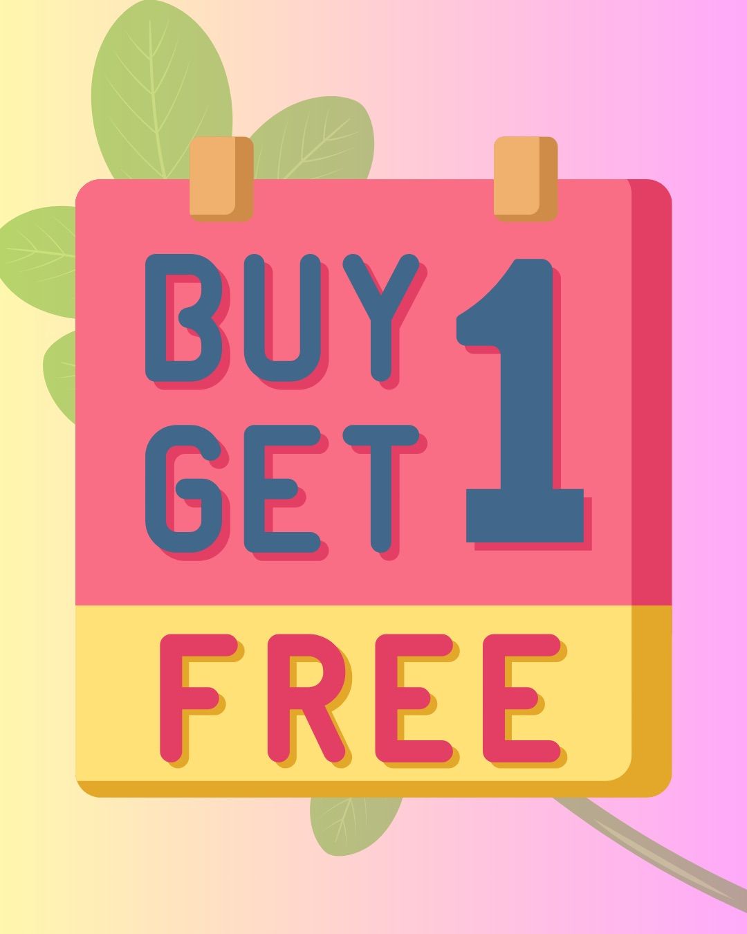 September is BOGO MONTH!