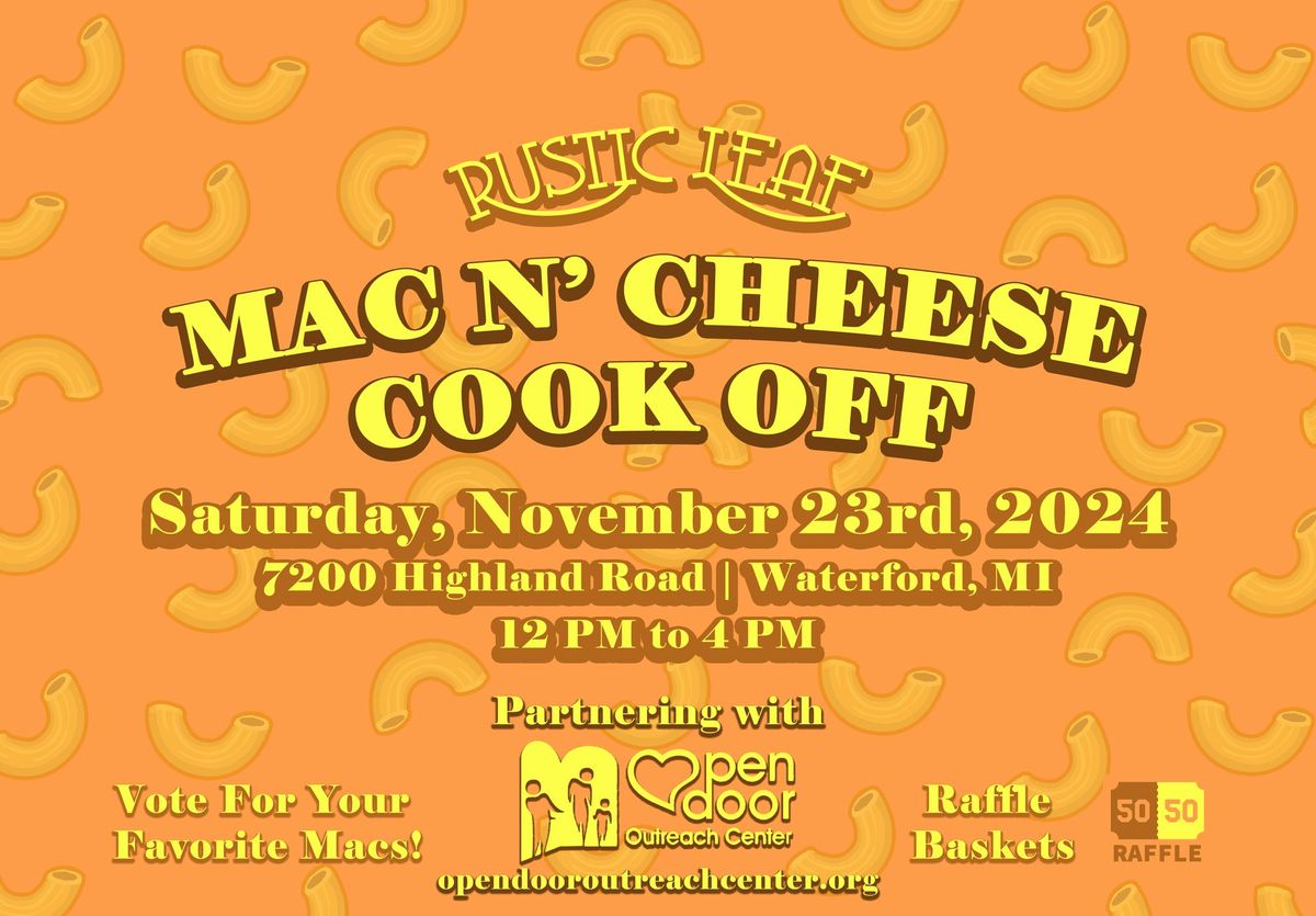 RLBC's 1st Annual Mac N' Cheese Cook Off