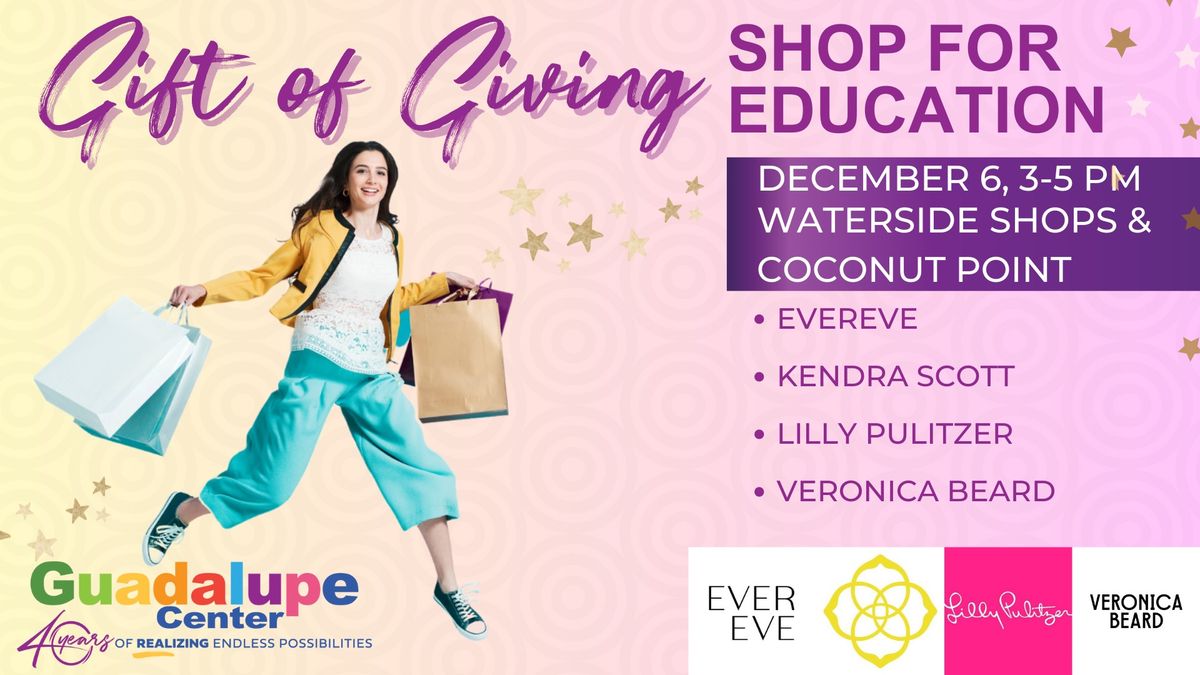 Gift of Giving, Shop for Education