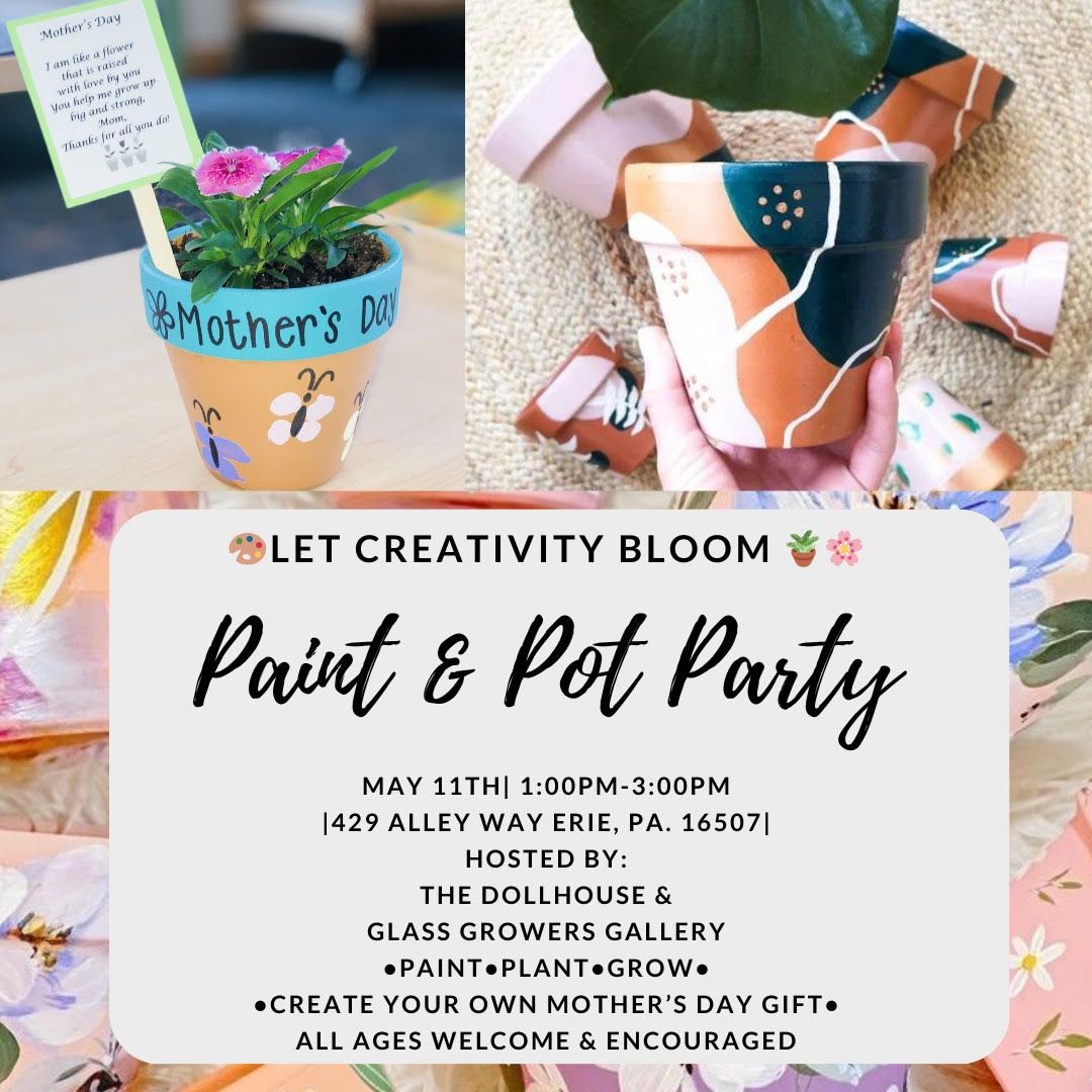 *Let Creativity Bloom!* Paint & Pot Party