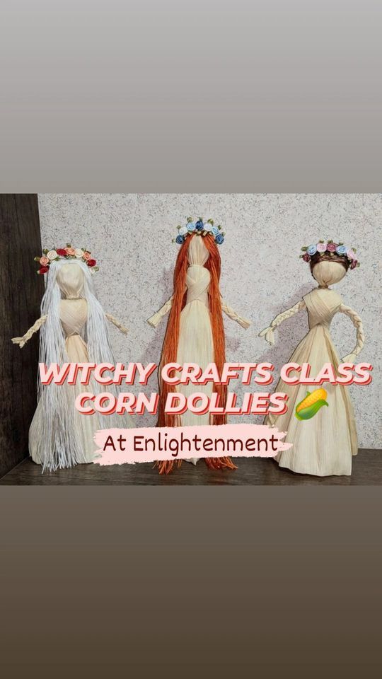 Ladies Crafting Day, How to make Corn Dollies 