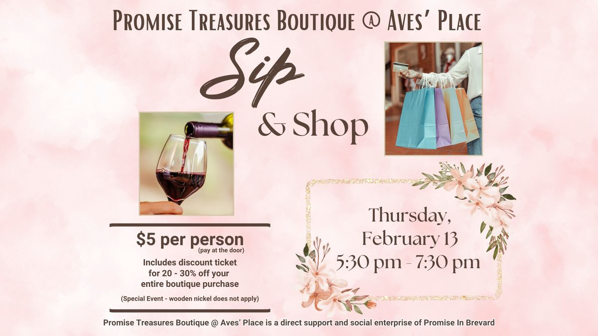 Promise Treasures Boutique Sip & Shop